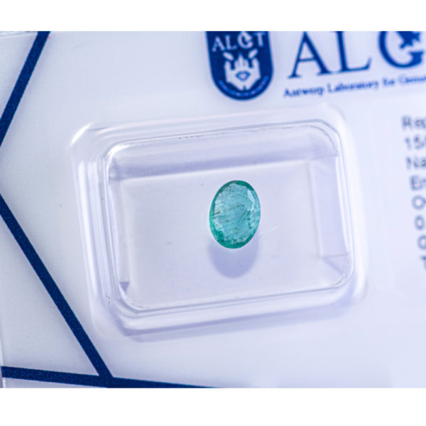 ALGT Certified Natural Emerald 0.51 ct - Image 3