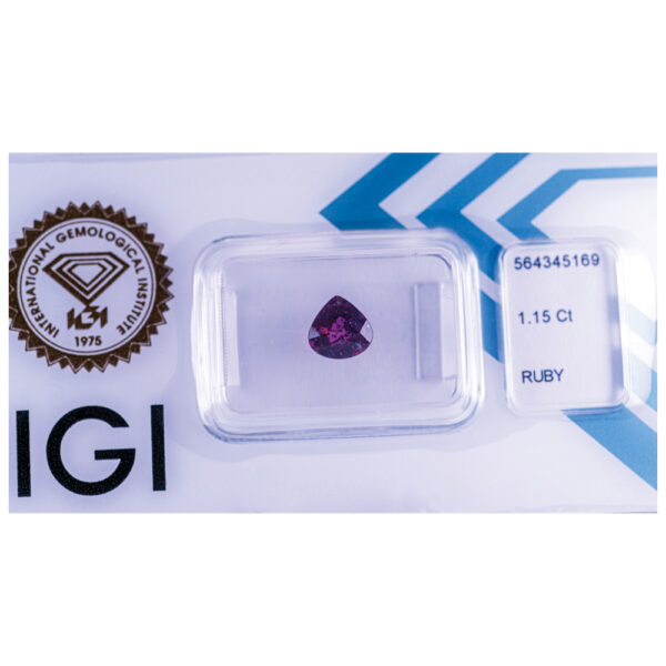 IGI Certified Ruby 1.15 ct - Image 2