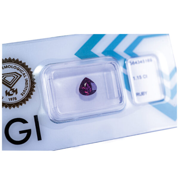 IGI Certified Ruby 1.15 ct - Image 8