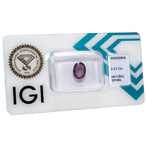 IGI Certified Purple Spinel 2.23 ct - Image 3