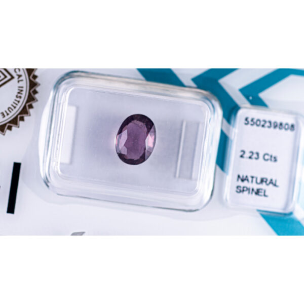 IGI Certified Purple Spinel 2.23 ct - Image 4