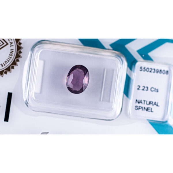 IGI Certified Purple Spinel 2.23 ct - Image 7