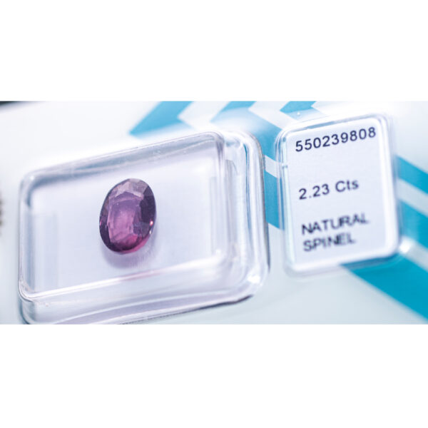 IGI Certified Purple Spinel 2.23 ct - Image 6