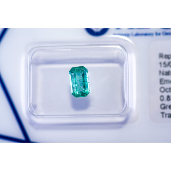 ALGT Certified Natural Emerald 0.83 ct - Image 2