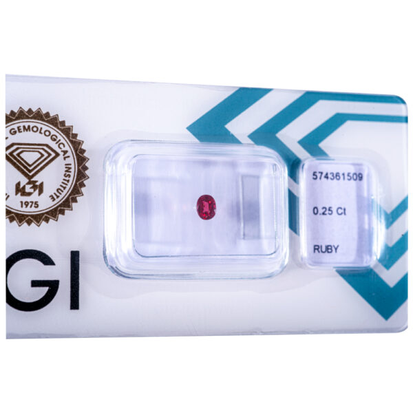 IGI Certified Ruby 0.25 ct - Image 9