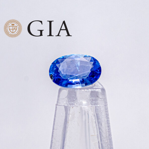 GIA Certificate Sri Lanka Blue Sapphire 0.55 ct.