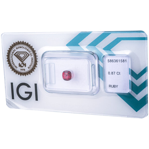 IGI Certified Ruby 0.87 ct. - Image 7