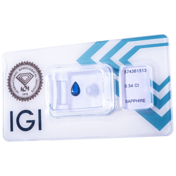 IGI Certificate Natural Blue Sapphire 0.51 ct. - Image 8