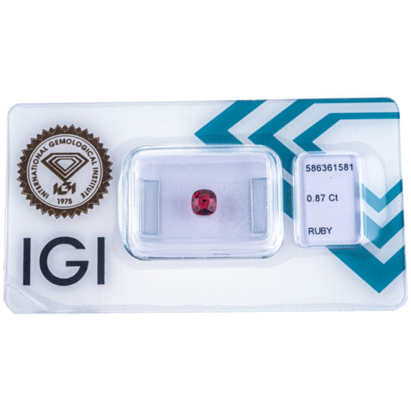 IGI Certified Ruby 0.87 ct. - Image 12