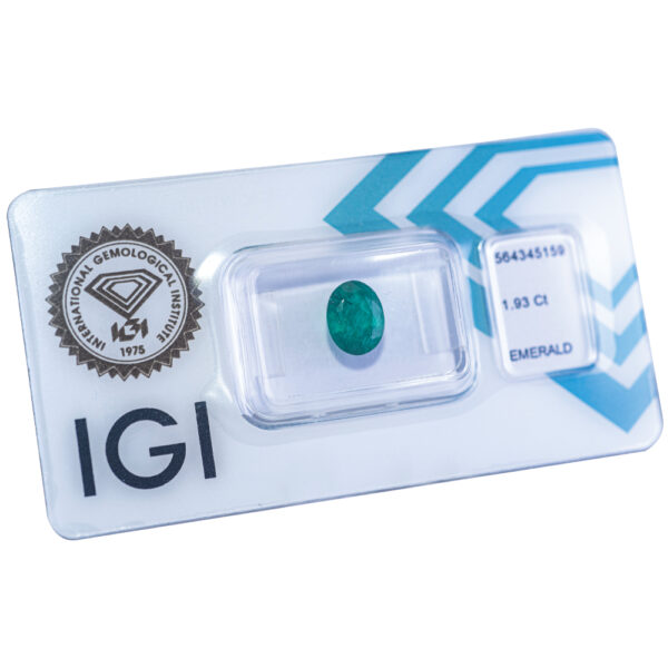 IGI Certified Zambia Emerald 1.93 ct. - Image 6