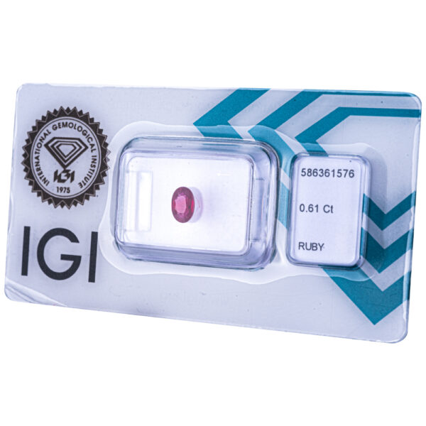 IGI Certified Ruby 0.61 ct. - Image 3