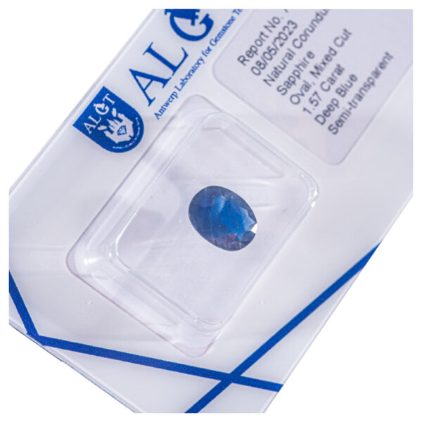 ALGT Certificate Blue Sapphire 1.57 ct - Image 14