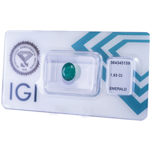 IGI Certified Zambia Emerald 1.93 ct. - Image 8