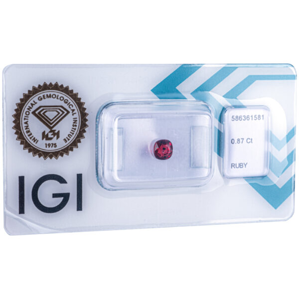 IGI Certified Ruby 0.87 ct. - Image 6