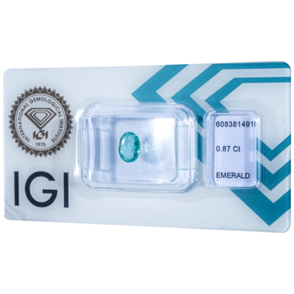 IGI Certificate Natural Emerald 0.87 ct. - Image 8