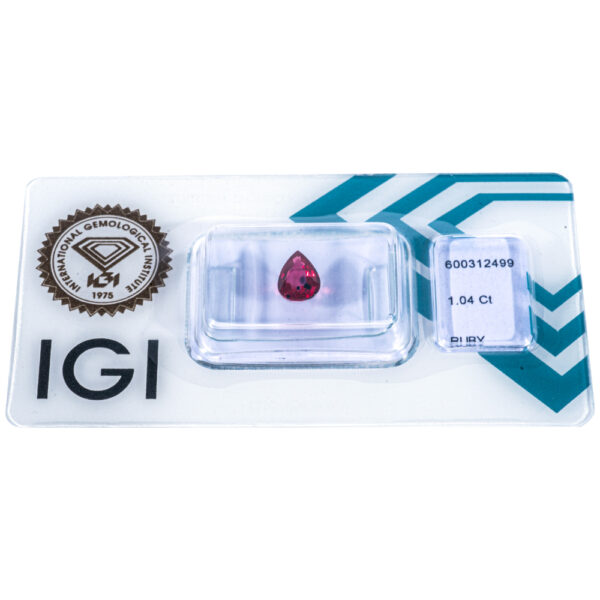 IGI Certificate Natural Ruby 1.04 ct. - Image 9