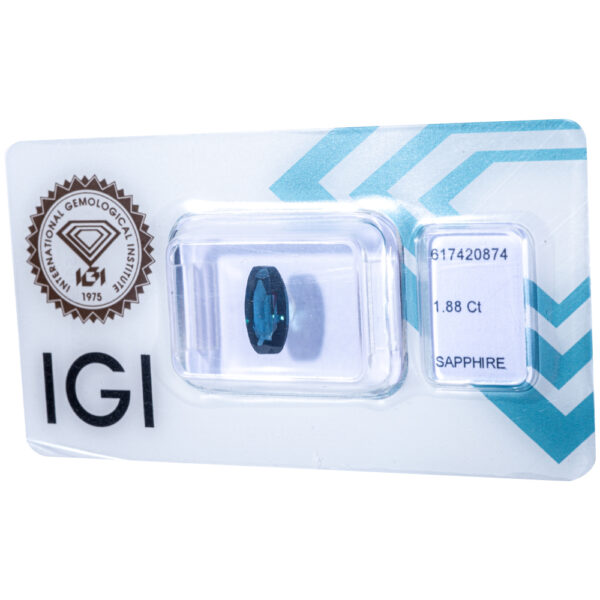 IGI Certificate No Treatment Natural Blue Sapphire 1.88 ct. - Image 7