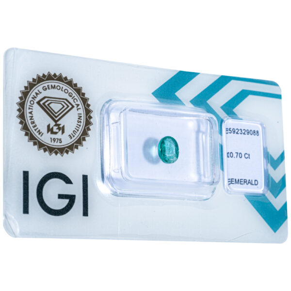 IGI Certificate Natural Zambia Emerald 0.70 ct. - Image 12