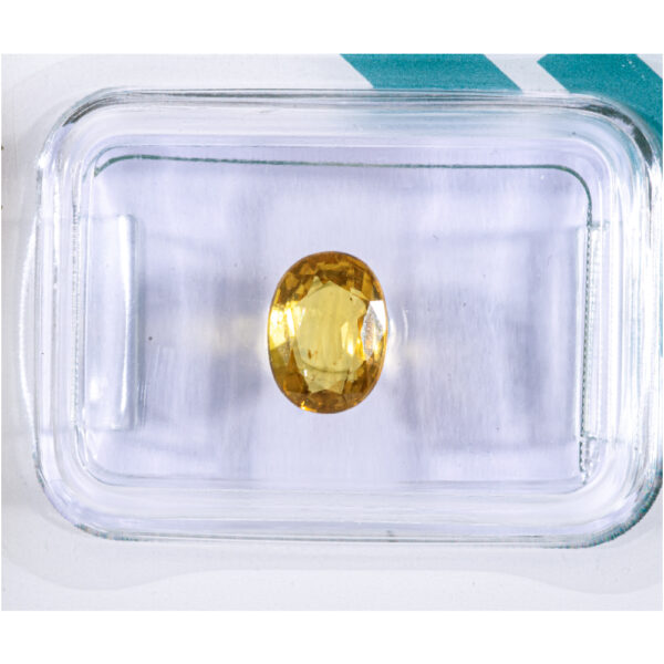 IGI Certificate Natural Yellow Sapphire 1.46 ct. - Image 3