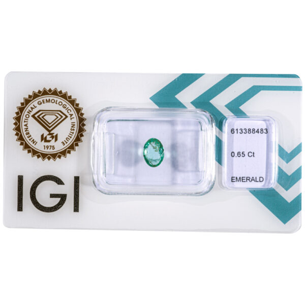 IGI Certificate Natural Emerald 0.65 ct. - Image 10