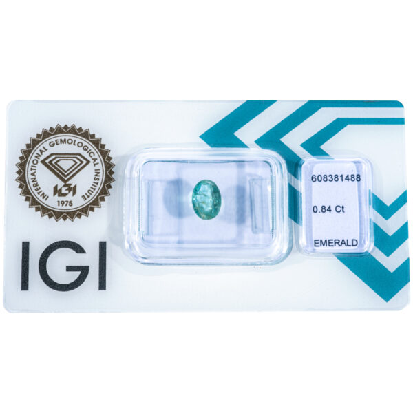 IGI Certificate Natural Zambia Emerald 0.84 ct. - Image 3