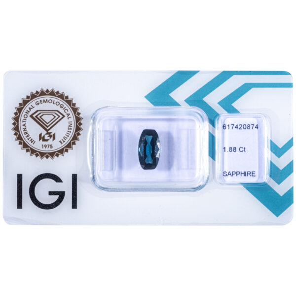 IGI Certificate No Treatment Natural Blue Sapphire 1.88 ct. - Image 11