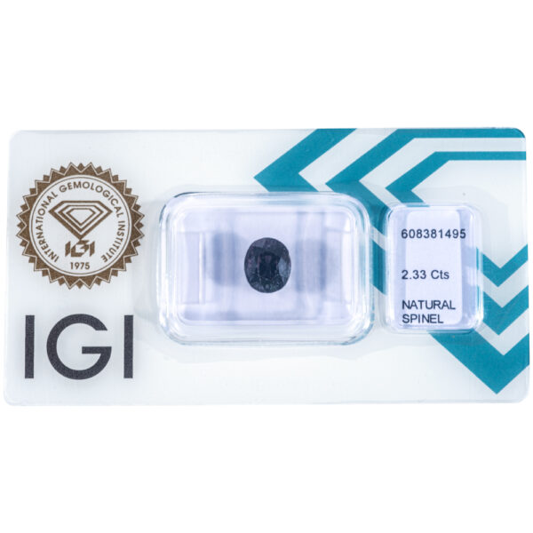 IGI Certificate Natural Grey Spinel 2.33 ct. - Image 3