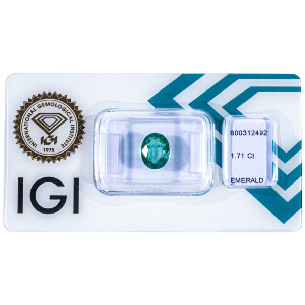 IGI Certificate Natural Zambia Emerald 1.71 ct. - Image 3