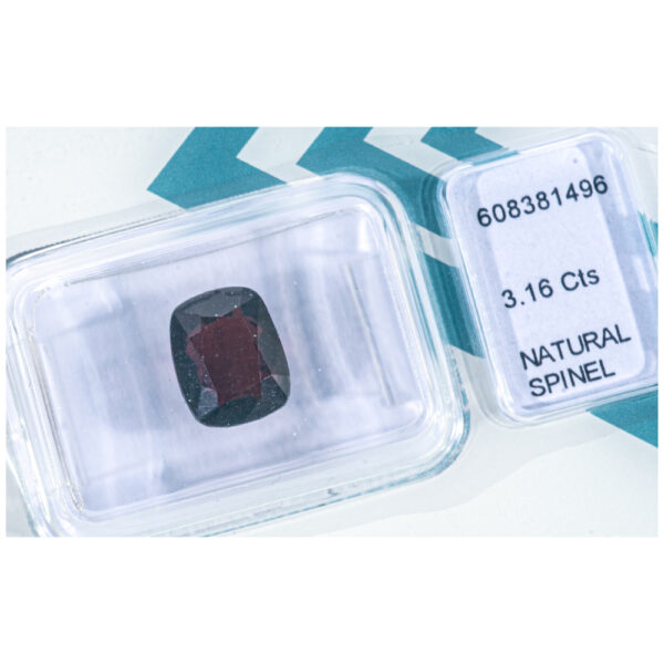 IGI Certificate Natural Red Spinel 3.16 ct. - Image 8