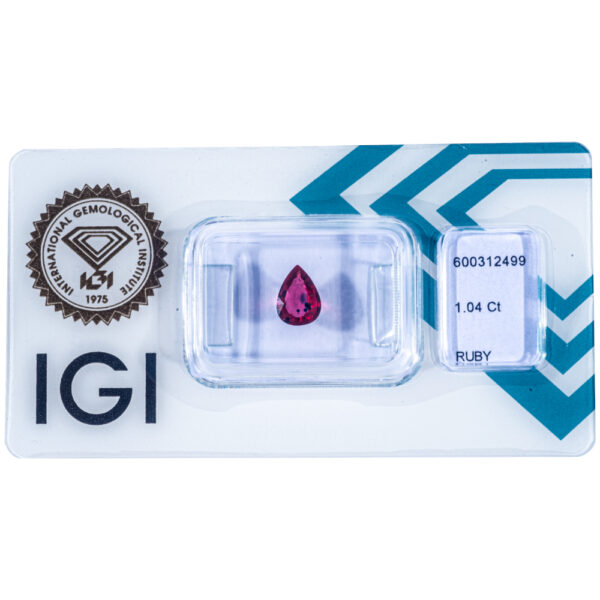 IGI Certificate Natural Ruby 1.04 ct. - Image 5