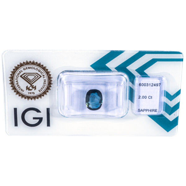 IGI Certificate No Treatment Natural Blue Sapphire 2.00 ct. - Image 11