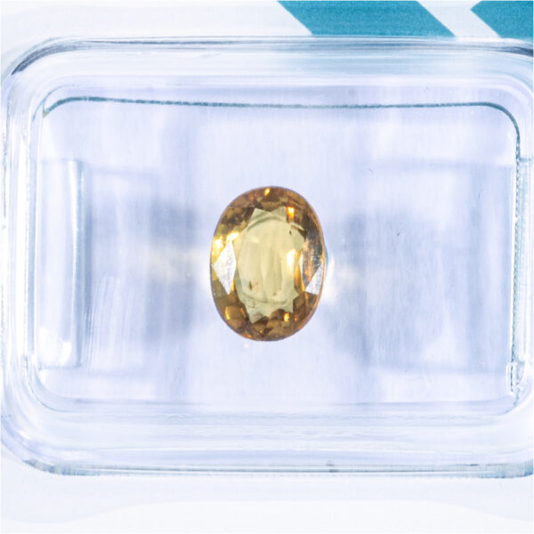 IGI Certificate Natural Yellow Sapphire 1.46 ct.