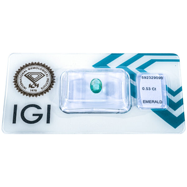 IGI Certificate Natural Zambia Emerald 0.53 ct. - Image 10