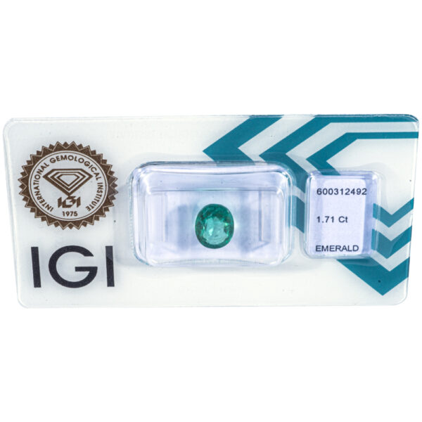 IGI Certificate Natural Zambia Emerald 1.71 ct. - Image 6