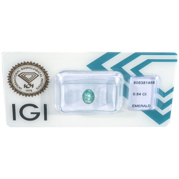 IGI Certificate Natural Zambia Emerald 0.84 ct. - Image 6