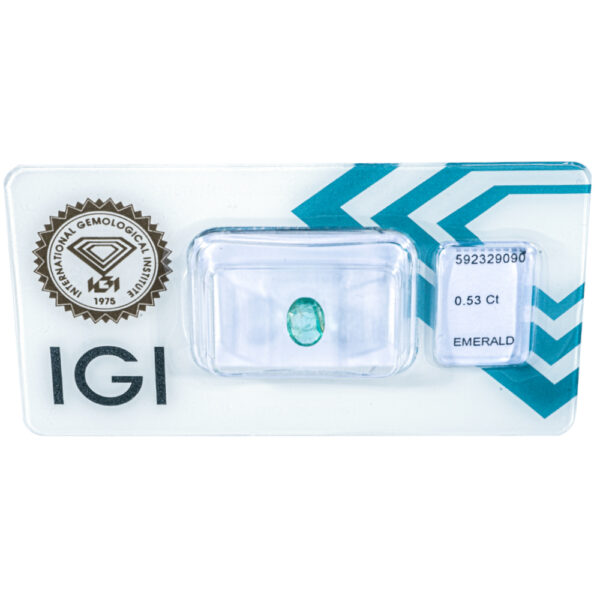 IGI Certificate Natural Zambia Emerald 0.53 ct. - Image 11