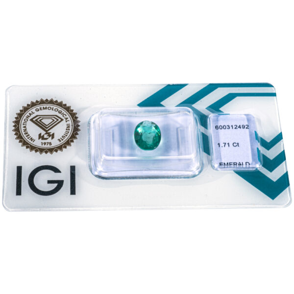 IGI Certificate Natural Zambia Emerald 1.71 ct. - Image 7