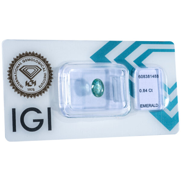 IGI Certificate Natural Zambia Emerald 0.84 ct. - Image 7