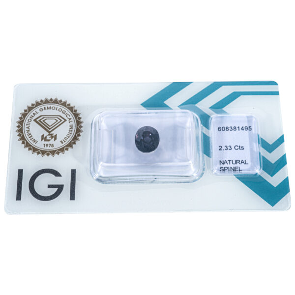 IGI Certificate Natural Grey Spinel 2.33 ct. - Image 8