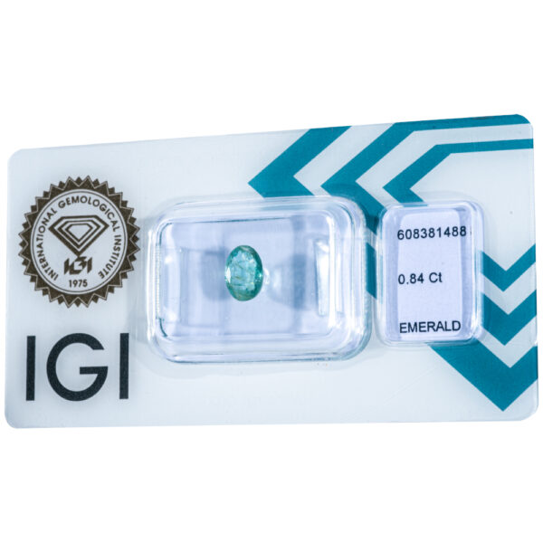 IGI Certificate Natural Zambia Emerald 0.84 ct. - Image 8