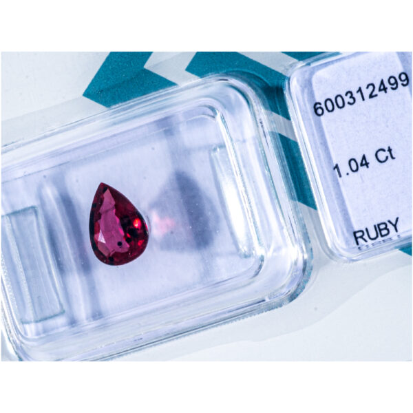 IGI Certificate Natural Ruby 1.04 ct. - Image 8