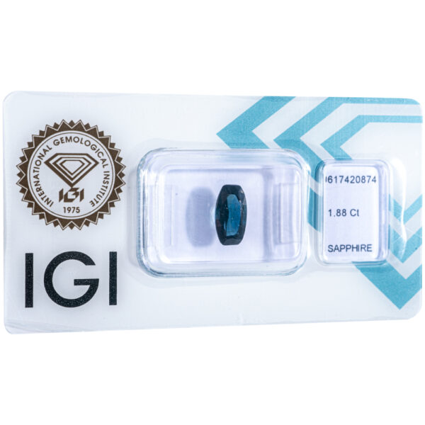 IGI Certificate No Treatment Natural Blue Sapphire 1.88 ct. - Image 6