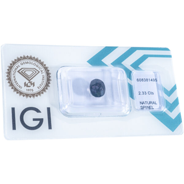 IGI Certificate Natural Grey Spinel 2.33 ct. - Image 9