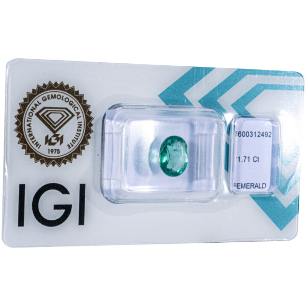 IGI Certificate Natural Zambia Emerald 1.71 ct. - Image 8