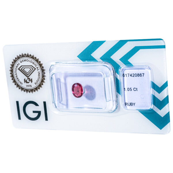 IGI Certificate Natural Ruby 1.05 ct. - Image 11