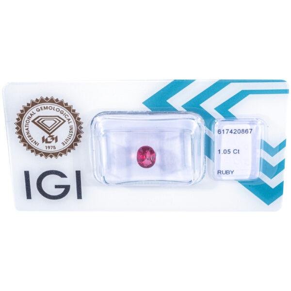 IGI Certificate Natural Ruby 1.05 ct. - Image 7