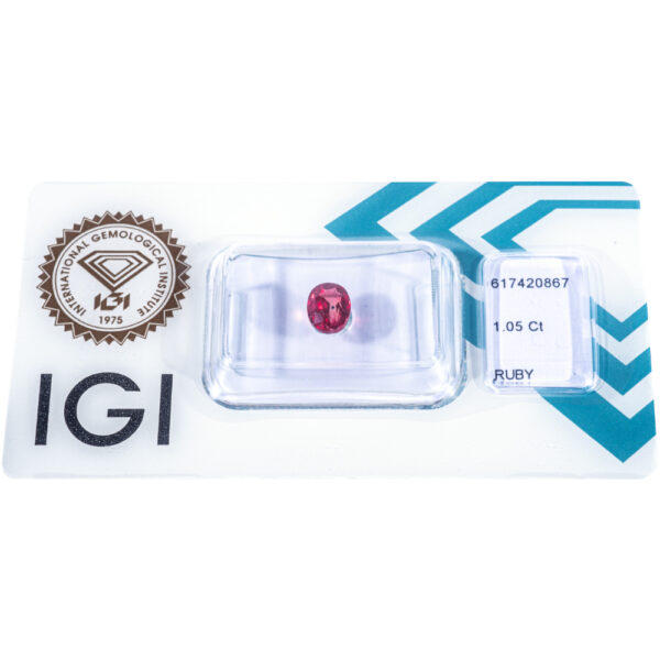 IGI Certificate Natural Ruby 1.05 ct. - Image 8