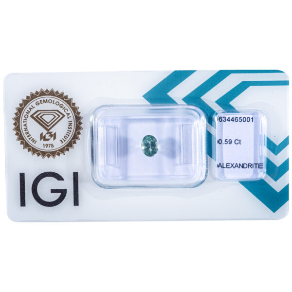 IGI Certified Color Change Alexandrite 0.59 ct. - Image 5