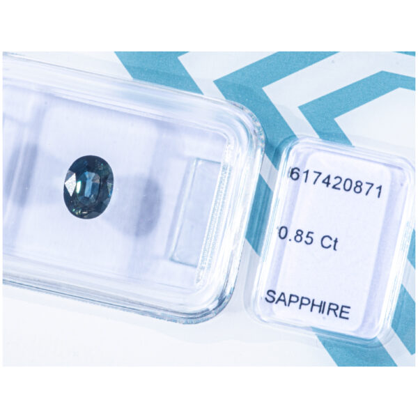 IGI Certificate No Treatment Natural Blue Sapphire 0.85 ct. - Image 5