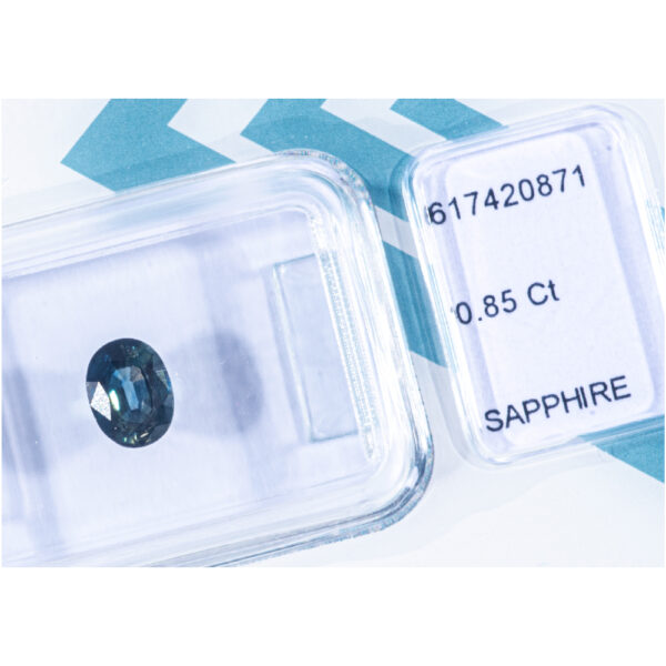 IGI Certificate No Treatment Natural Blue Sapphire 0.85 ct. - Image 6